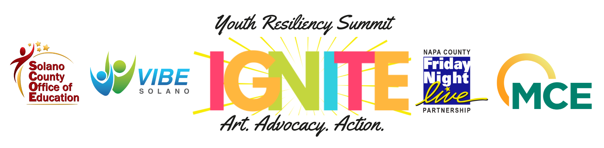 Youth Resiliency Summit Logo with Organizations