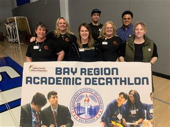 Youth Development Staff after Bay Region Academic Decathlon Competition