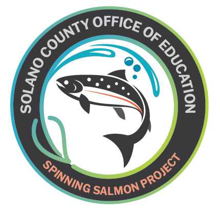 Solano  County Office of Education Spinning Salmon Project logo