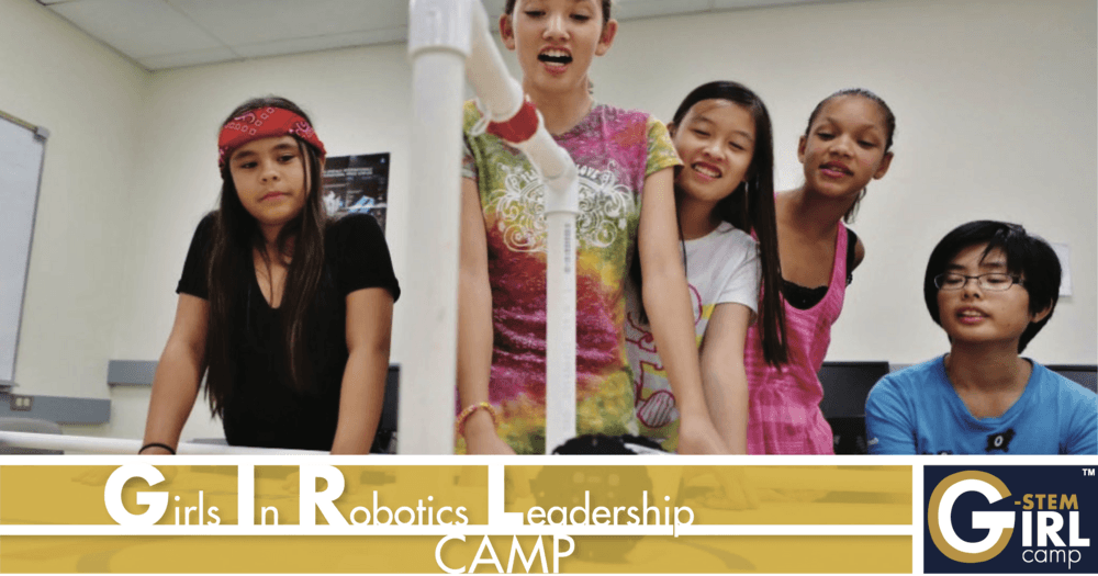 girls in robotics leadership campers